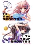  animal_ears nekomimi syroh tail tennis 