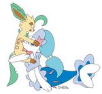  2016 ambiguous_gender animal_genitalia animal_penis blue_eyes blue_hair blush c1-11131 chibi_leafeon cum cum_in_mouth cum_inside digital_media_(artwork) duo eeveelution erection fellatio feral hair hemipenes leafeon male mammal marine multi_penis nintendo oral orgasm penetration penis pinniped pok&eacute;mon primarina sea_lion sex tongue tongue_out video_games 