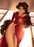  1girl cinder_fall nude rwby shonomi 