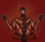  animal_genitalia anthro anus balls christmas equine erection holidays horse male mammal morticus nipples penis 