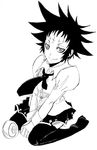  d.gray-man dgray-man road road_kamelot shirt short_hair skirt thigh_highs thighhighs white_shirt 