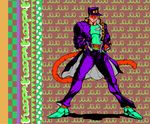  anthro bloopa clothed clothing colorful digital_media_(artwork) feline fully_clothed green_eyes jojo&#039;s_bizarre_adventure jotaro_kujo male mammal solo standing tiger 