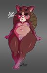  anthro breasts female krimxonrage mammal nipples nude pussy raccoon small_breasts solo tanner_the_tanuki 