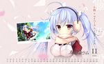  calendar fujino_yuki haruoto_alice_*_gram nanao_naru nanawind seifuku thighhighs wallpaper 