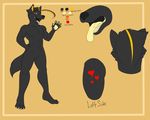  anthro canine featureless_crotch looking_at_viewer male mammal merffle model_sheet nude open_mouth smile solo standing 