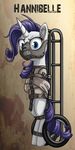  2016 blue_eyes equine female friendship_is_magic hair horn mammal mask muzzle_(object) muzzled my_little_pony purple_hair rarity_(mlp) solo starbat straitjacket unicorn 