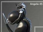  3d_(artwork) android angela-45 anthro armor cyber_dragon digital_media_(artwork) dragon female idsaybucketsofart inflation machine reptile robot scalie solo 