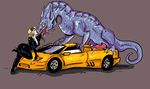  2014 blue_scales car clothing cum dragon dragons_having_sex_with_cars eggplantina erection female feral human mammal masturbation penis rubber scales simple_background tongue tongue_out vehicle yellow_eyes 