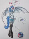  bat boots clothing colored equine footwear horse invalid_tag mammal my_little_pony pony shorts traditional_media_(artwork) wings 