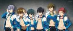  free! high_speed! kirishima_ikuya kirishima_natsuya male nanase_haruka serizawa_nao shiina_asahi swimsuits tachibana_makoto 