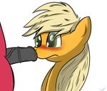  applejack_(mlp) big_macintosh_(mlp) blonde_hair blush brother brother_and_sister cloufy duo earth_pony equine female friendship_is_magic frown green_eyes hair horse incest male male/female mammal my_little_pony penis pony sibling simple_background sister vein white_background 