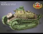  an-chang military_vehicle original renault_ft17 tank vehicle world_war_i 