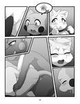  2016 animal_genitalia animal_penis blush comic darkmirage dragonchu_(character) erection fak&eacute;mon monochrome nintendo penetration penis pok&eacute;mon pussy quetzalli_(character) sis_(fyoshi) vaginal vaginal_penetration video_games 