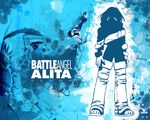  1280x1024 arm_blade battle_angel_alita blue cyborg gally gunnm short_hair wallpaper weapon 