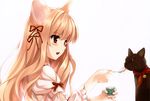  animal_ears cat catgirl kuroya_shinobu scan white 