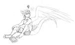  angel_dragon cerezo dragon frown male scalie sketch solo tagme 