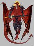  demon dragon kfutaba male melee_weapon scalie solo soulfire sword tagme weapon 