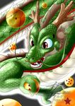  4_fingers algren-hayabusa dragon dragon_ball eastern_dragon male orb red_eyes scalie sharp_teeth shenron solo teeth whiskers 