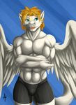  angel_dragon anthro bulge dragon male nameless00 scalie siegfried solo tagme 