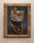  feline gold_chain mammal painting portrait solo tacklebox tiger turtleneck 