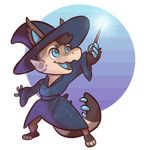  chibi costume cute dinosaur halloween holidays junga magic magic_user monster robes spell spellcasting wand witch 