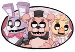  animatronic avian bear bird bonnie_(fnaf) chica_(fnaf) chicken cupcake_(fnaf) digital_media_(artwork) five_nights_at_freddy&#039;s freddy_(fnaf) lagomorph lbpheromonster5 machine mammal rabbit robot video_games 