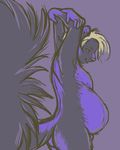  anthro male male_pregnancy mammal nude pregnant simple_background skunk solo yukimura 