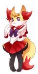  braixen circlet cosplay full_body gen_6_pokemon highres looking_at_viewer non-web_source pigeon-toed pink_(4chan) pokemon pokemon_(creature) purple_eyes red_sailor_collar red_skirt sailor_collar sailor_mars sailor_mars_(cosplay) sailor_senshi_uniform skirt smile solo standing transparent_background 