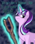  2016 blue_eyes english_text equine female friendship_is_magic horn mammal my_little_pony solo staff starlight_glimmer_(mlp) texasuberalles text unicorn 