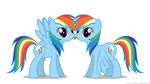  animated cutie_mark duo equine feathered_wings feathers female feral friendship_is_magic fur hair horse kissing mammal multicolored_hair my_little_pony pegasus pony rainbow_dash_(mlp) rainbow_hair square_crossover tongue tongue_out wings 