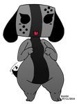  :3 alpha_channel ambiguous_gender animate_inanimate anthro canine looking_at_viewer mammal nintendo nintendo_switch simple_background solo switch_dog tongue toot6 transparent_background video_games 
