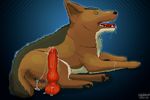  2016 after_sex anal animal_genitalia animal_pussy anus blue_eyes brown_fur canine canine_pussy cum cum_in_ass cum_in_mouth cum_in_pussy cum_inside digital_media_(artwork) dildo dog female feral fur in_heat mammal nude open_mouth paws pussy sex_toy solo tongue vaginal zepiwolf 