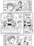  comic gouguru millefeui_(pokemon) monochrome pokemon serena_(pokemon) translated 