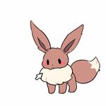  2016 ambiguous_gender animated black_eyes canine cursor eevee feral fox mammal nintendo pok&eacute;mon simple_background solo video_games white_background 狼の翼 