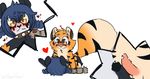  2016 anthro bear digital_media_(artwork) duo erection feline frottage girly male male/male mammal ming_yao(thepolygonheart) nude panda penis sex simple_background small_(disambiguation) smile thepolygonheart tiger toni(thepolygonheart) 