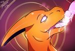  2015 abstract_background ambiguous_gender charizard cum cum_drool cum_in_mouth cum_inside cum_on_tongue digital_media_(artwork) disembodied_penis hi_res humanoid_penis hypnosis licking looking_up luxuria male male/ambiguous mind_control nintendo oral orange_scales penis penis_lick pink_eyes pink_sclera pok&eacute;mon scales sex side_view solo tongue tongue_out video_games 