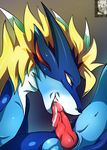  2015 absurd_res animal_genitalia animal_penis anthro balls blonde_hair cum cum_in_mouth cum_inside digital_media_(artwork) dragon duo erection faceless_male fellatio gradient_background hair hi_res horn incest luxuria male male/male navel open_mouth oral orgasm penis scalie sex sibling side_view simple_background slurp solo_focus teryx_commodore tongue tongue_out twincest twins 