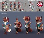  anthro canine clothed clothing female fox human mammal mascot_suit official_art planet_coaster solo 