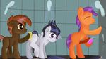  button_mash_(mlp) cum friendship_is_magic jbond my_little_pony penis rumble_(mlp) shower soap sponge tender_taps young 