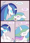  2016 bedroom_eyes body_swap comic duo english_text equine female french_kissing friendship_is_magic half-closed_eyes horn incest kanashiipanda kissing lying male mammal missionary_position my_little_pony on_back possession princess_celestia_(mlp) princess_luna_(mlp) saliva saliva_string seductive sex shining_armor_(mlp) text unicorn winged_unicorn wings 