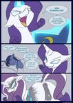  2016 adultery animal_genitalia anus bed blush comic dark_genitals duo english_text equine female friendship_is_magic horn infidelity kanashiipanda magic male mammal my_little_pony night_light_(mlp) nightmare_rarity_(idw) pussy rarity_(mlp) sex sleeping sneer telekinesis text transformation unicorn wallet 