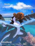  2016 anthro bald big_breasts boat breasts cetacean cloud duo english_text female fin hattonslayden hi_res human human_on_anthro interspecies kissing male male/female mammal marine nude orca pussy sky text vehicle water whale 