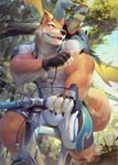  bike_(disambiguation) canine dragon invalid_tag male male/male mammal muscular muscular_male null-ghost pecs reptile scalie wolf 