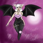  bat big_breasts breasts clothed clothing female hi_res looking_at_viewer mammal nukenugget pose rouge_the_bat simple_background sonic_(series) wings 