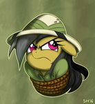  angry black_hair bound clothed clothing daring_do_(mlp) equine female friendship_is_magic frown hair hair_over_eye half-closed_eyes hat looking_away mammal my_little_pony pegasus rope solo sorcerushorserus wings 