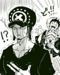  3boys monkey_d_luffy multiple_boys one_piece smile tony_tony_chopper trafalgar_law 