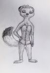  anthro canine charlie_(weaver) clothing corset disney famished fox lingerie mammal pack_street zootopia 