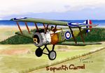  2013 aircraft airplane artist_request biplane military original sopwith_camel world_war_i 