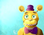  2015 animatronic digital_media_(artwork) five_nights_at_freddy&#039;s five_nights_at_freddy&#039;s_world forgottenblue_(artist) fredbear_(fnaf) machine mammal robot video_games 