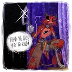  2015 animatronic canine digital_media_(artwork) eye_patch eyewear five_nights_at_freddy&#039;s fox foxy_(fnaf) leeffi machine mammal one_eye_closed robot video_games wink 